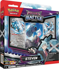 Steven Rival Battle Deck back view shows ready-to-play setup.