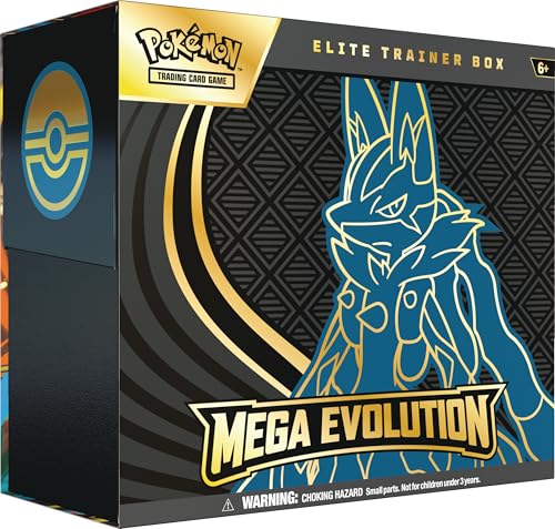 Pokemon TCG Mega Evolution ETB dice and sleeves for organized play