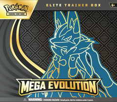 Pokemon TCG Mega Evolution ETB cover featuring Mega Lucario for enhanced battles