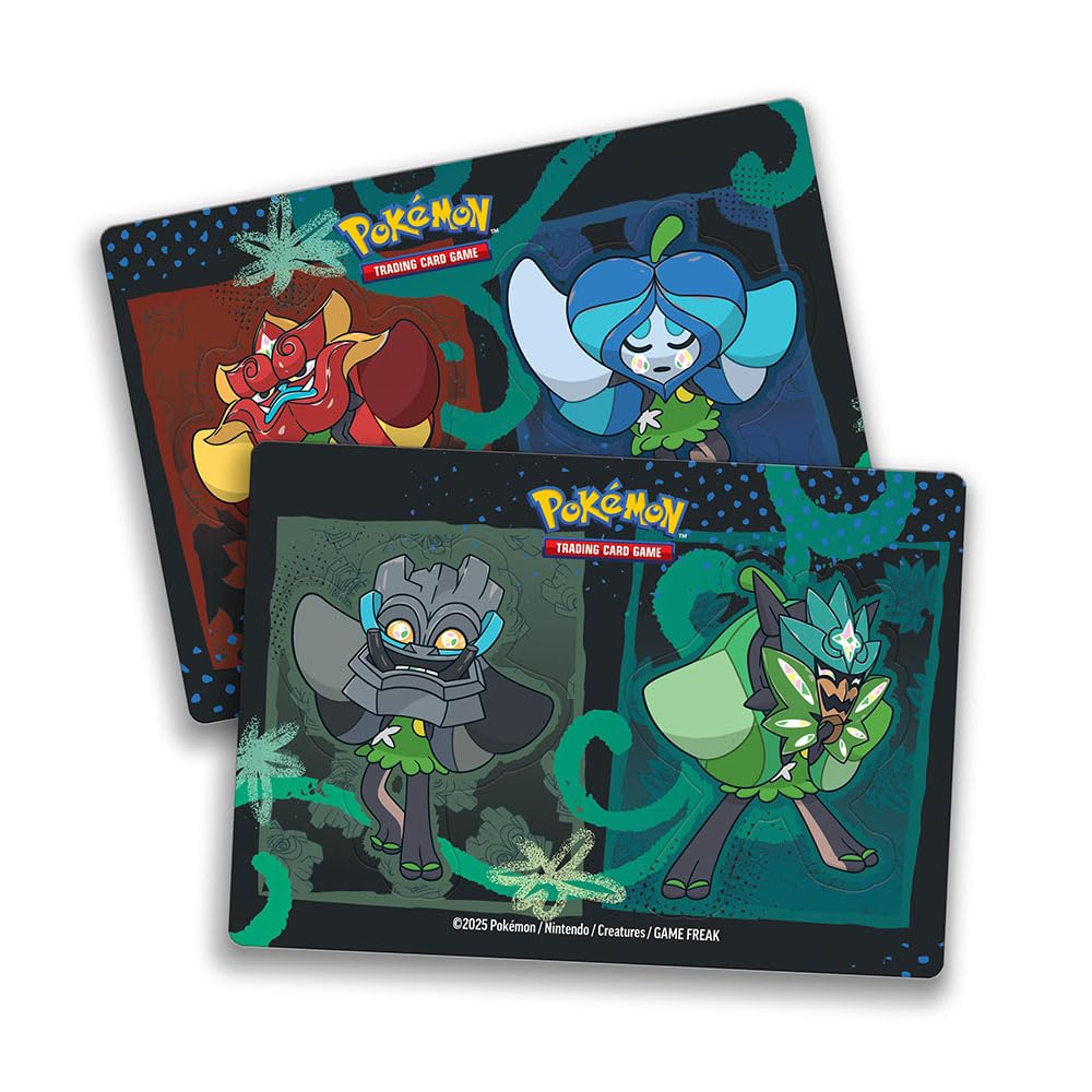 Pokemon TCG Stacking Tin stacks neatly for tidy storage and travel.