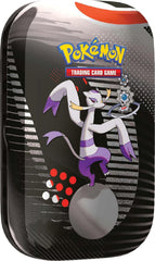 Pokémon TCG Unova Mini Tin packaging open reveals contents.