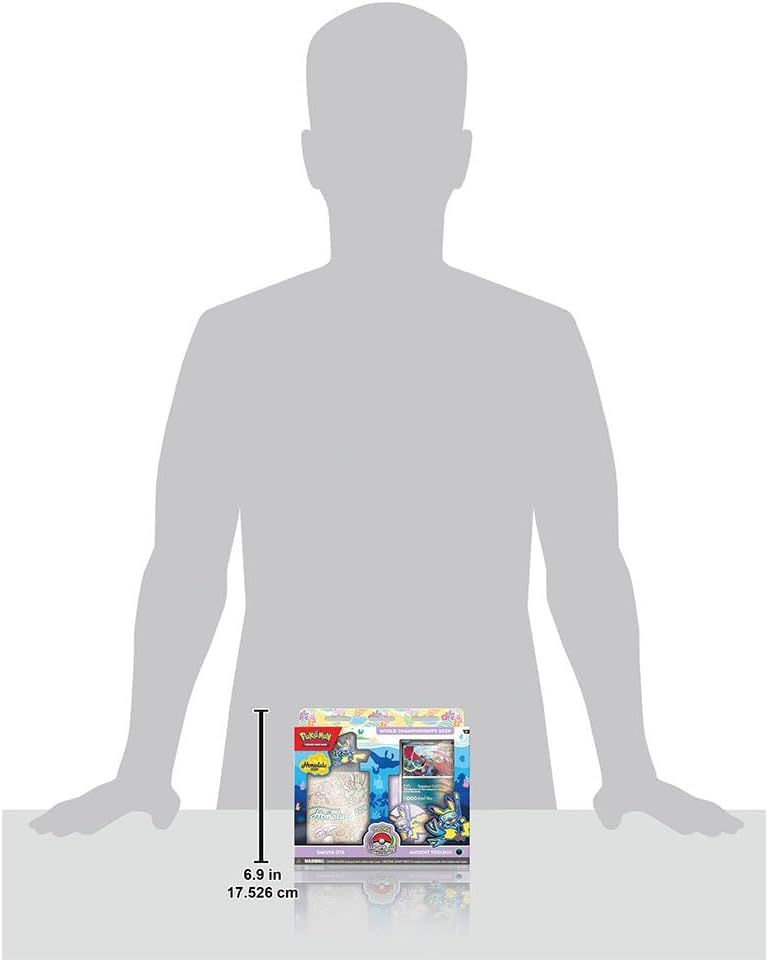 Pokémon TCG World Championships deck display, ideal for shelf or desk setup.