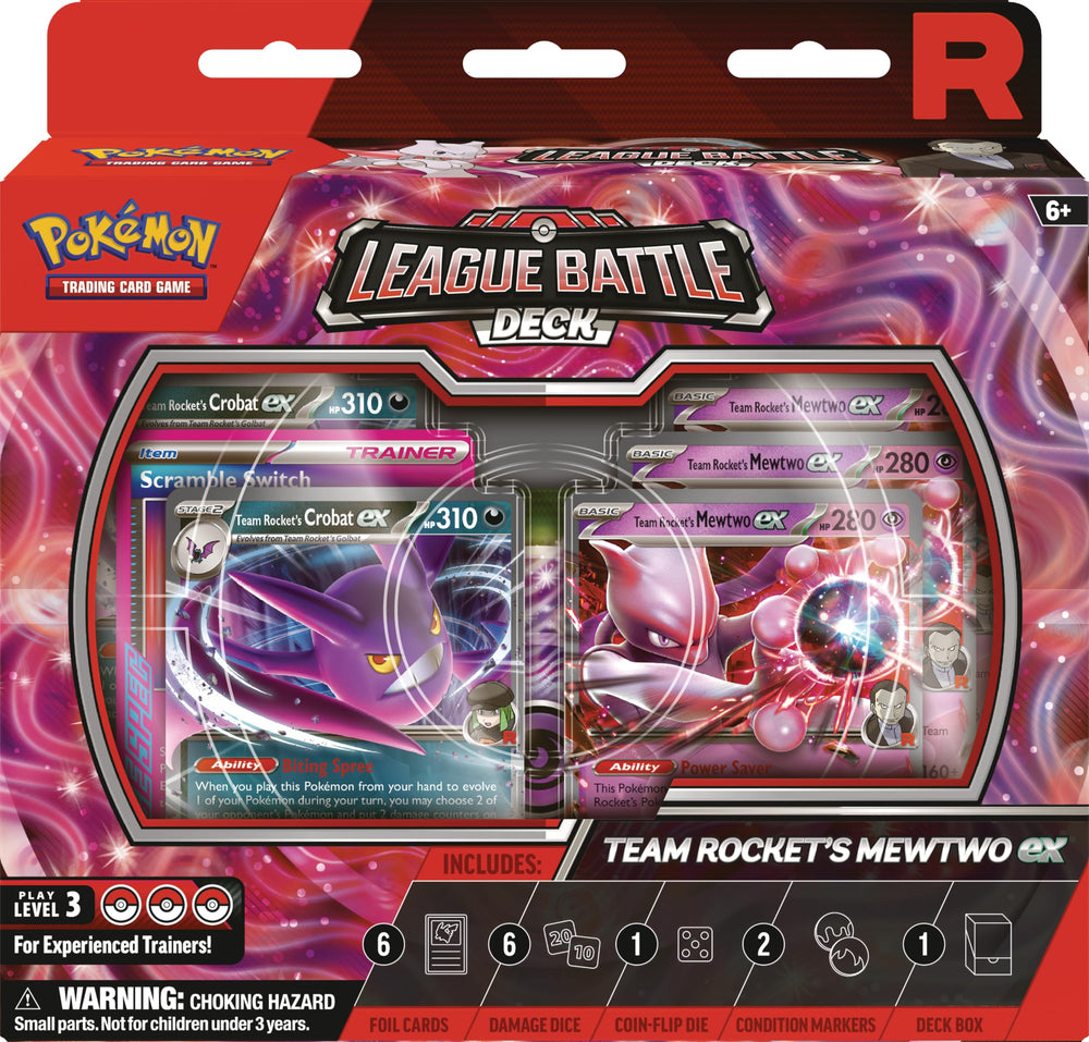 Pokemon Team Rocket's Mewtwo ex ready-to-play deck contents for quick setup