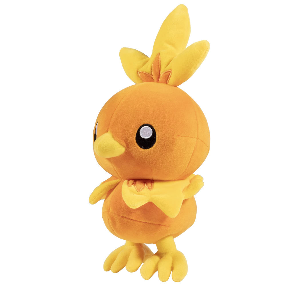 Pokemon Torchic plush in packaging, perfect gift for Pokémon collectors.