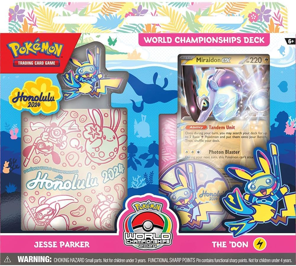 Pokémon World Championships pin shown, perfect for wear or display.