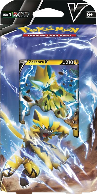 Pokemon Zeraora V Battle Deck coin with a metallic finish for decisive flips.
