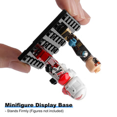 Pokiiulk compact display case fits standard minifigures in a small footprint.