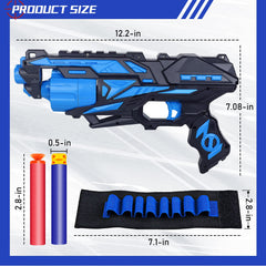 POKONBOY blaster rotating drum detail highlights 6-dart capacity