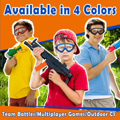 POKONBOY Nerf goggles aid team play with vivid color options.