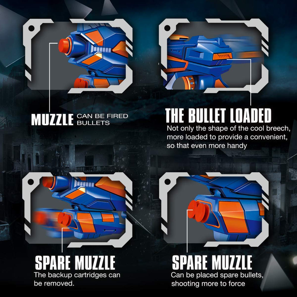 POKONBOY suction cup bullets attach to smooth surfaces