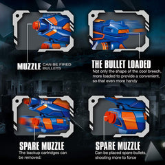 POKONBOY suction cup bullets attach to smooth surfaces
