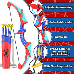 Polkoliye spider quiver keeps arrows within easy reach during play.