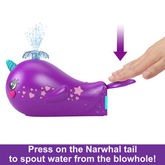 Polly Pocket Sparkle Cove Water Pool and Slide splashy play for imagination