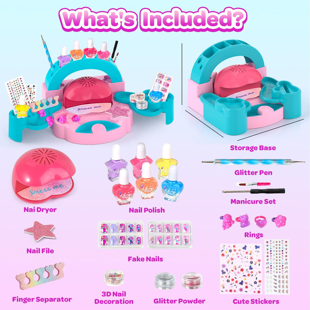 Polokping Nail Decorations with 3D accents for imagination.