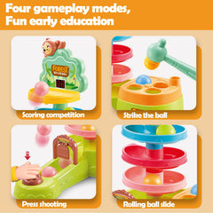 Ponilyer counting mode button press fosters early numeracy during fun.