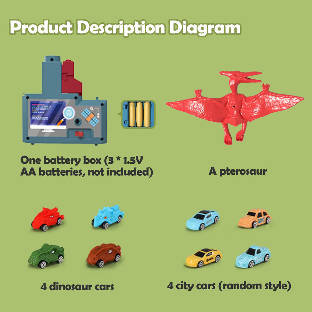 Ponilyer dinosaur track toy learning benefits through assembly and problem solving
