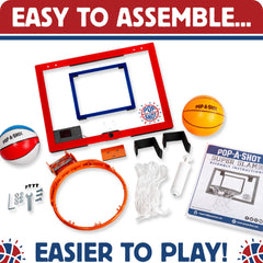 Pop-A-Shot Super Slam LED scoreboard for arcade-style score tracking.
