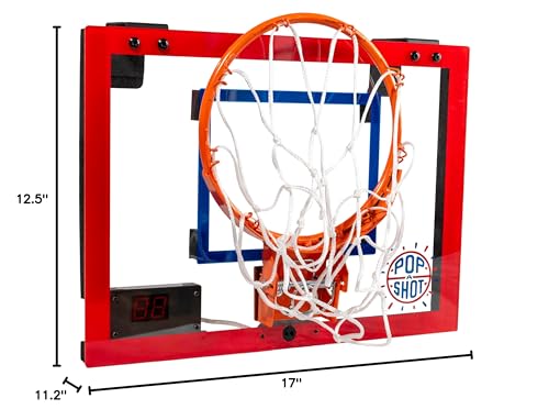 Pop-A-Shot Super Slam portable setup suitable for dorms, apartments, or offices.