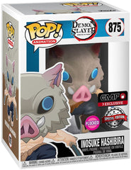 POP Demon Slayer Inosuke flocked exclusive figure close-up texture detail