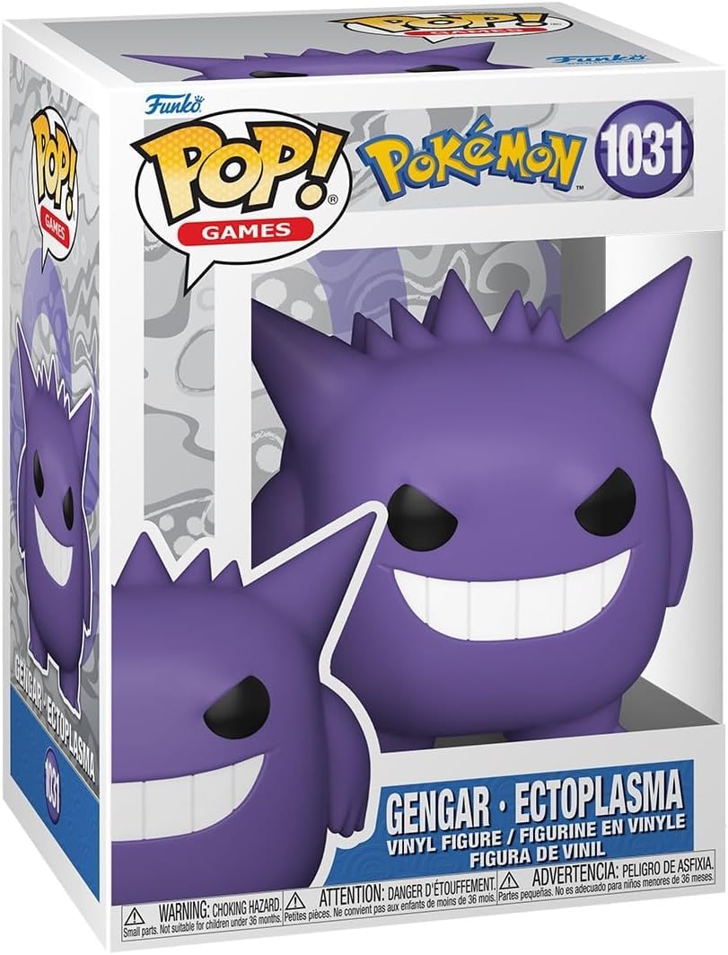 Gengar figure in acid-free PET protector preserves the collector's investment