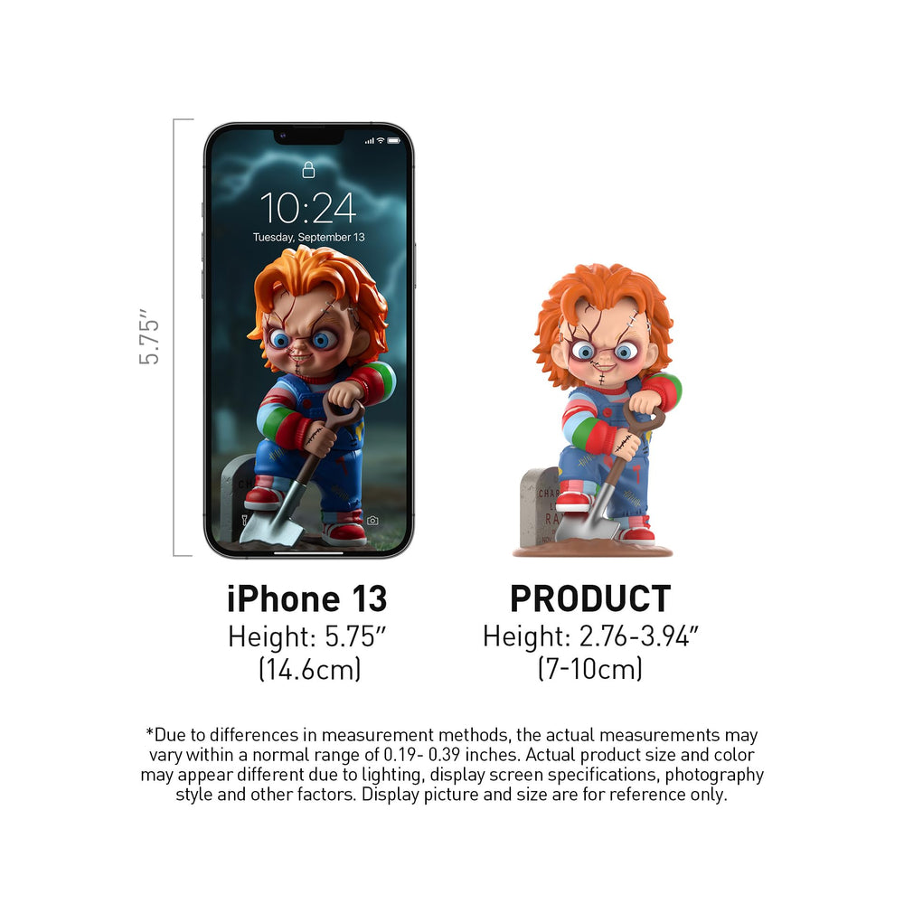POP MART Chucky display idea, perfect for desk or shelf setup.