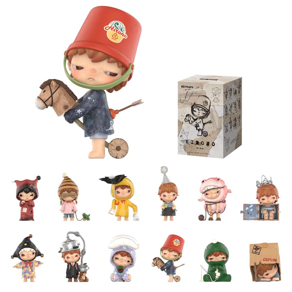 POP MART Hirono Echo blind box front view, ideal for collectors seeking surprise figures.