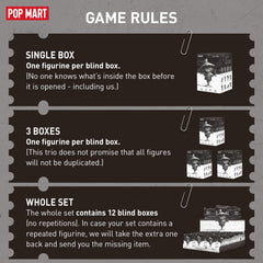 POP MART Hirono blind box packaging highlights mystery and surprise.