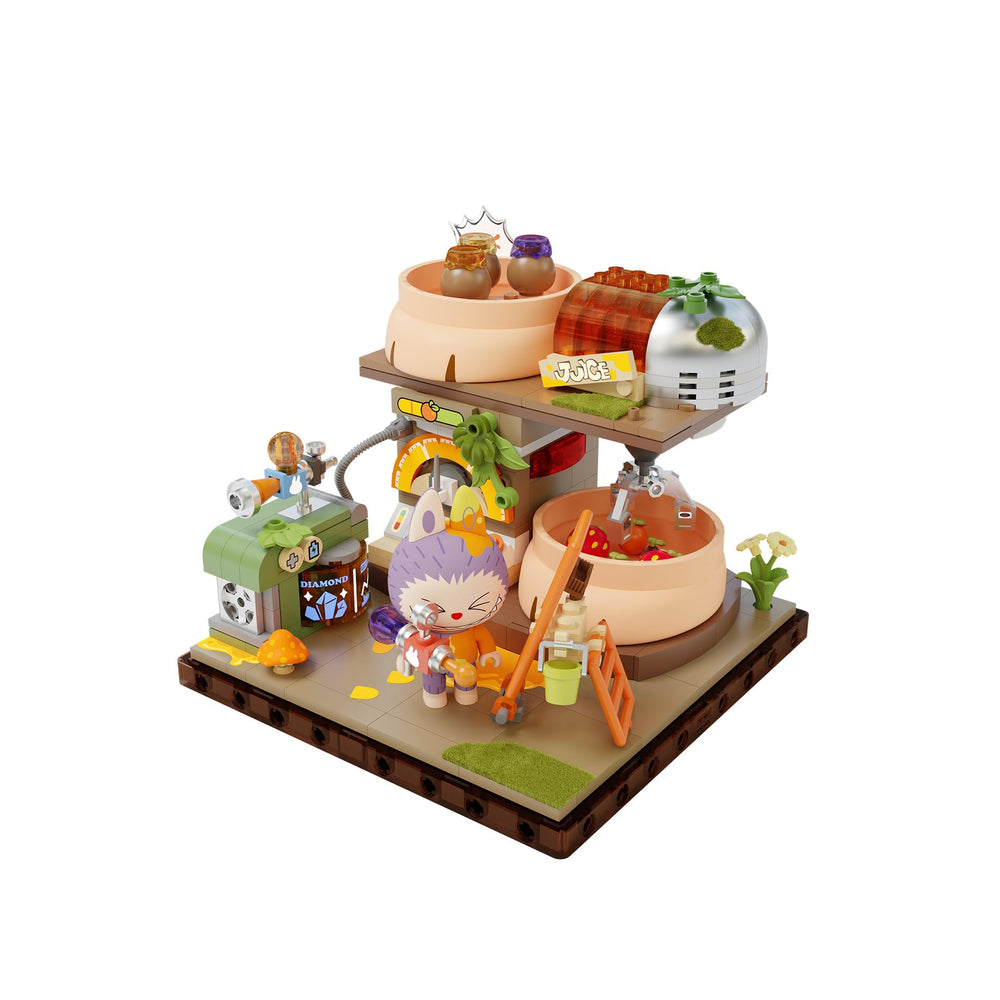POP MART jam graffiti artwork enhances diorama play and storytelling