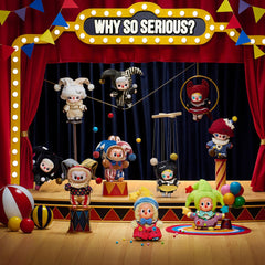 POP MART Why So Serious plush toy pendant, ideal holiday surprise
