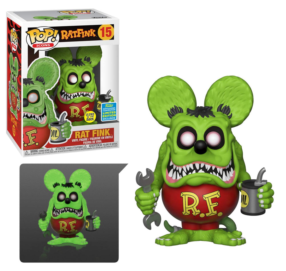 POP Rat Fink SDCC 2019 exclusive highlight limited edition charm.