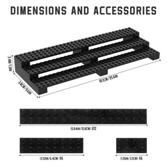PopBricks snap-together 3-tier stand ideal for portable mini figure showcases.