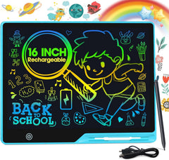 POPERFUN 16-inch LCD Writing Tablet front view for creative drawing