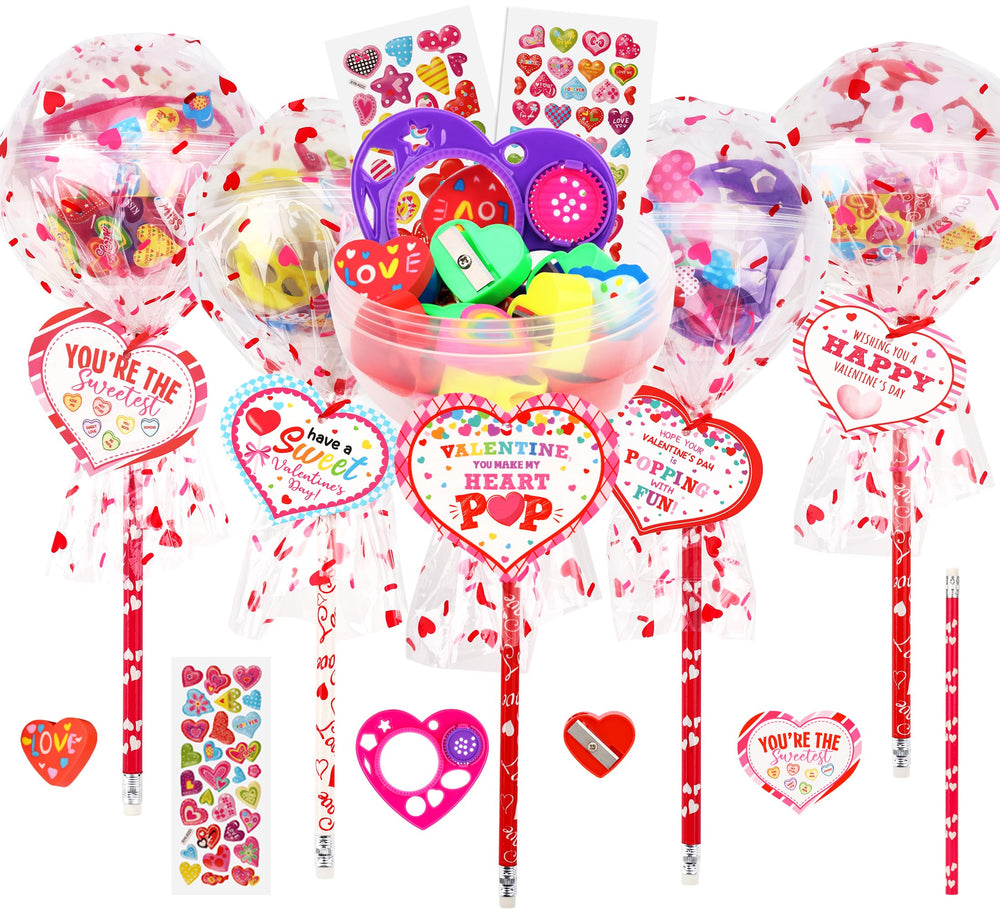 POPGIFTU giant lollipop packaging shows candy-free classroom gift option for easy handouts