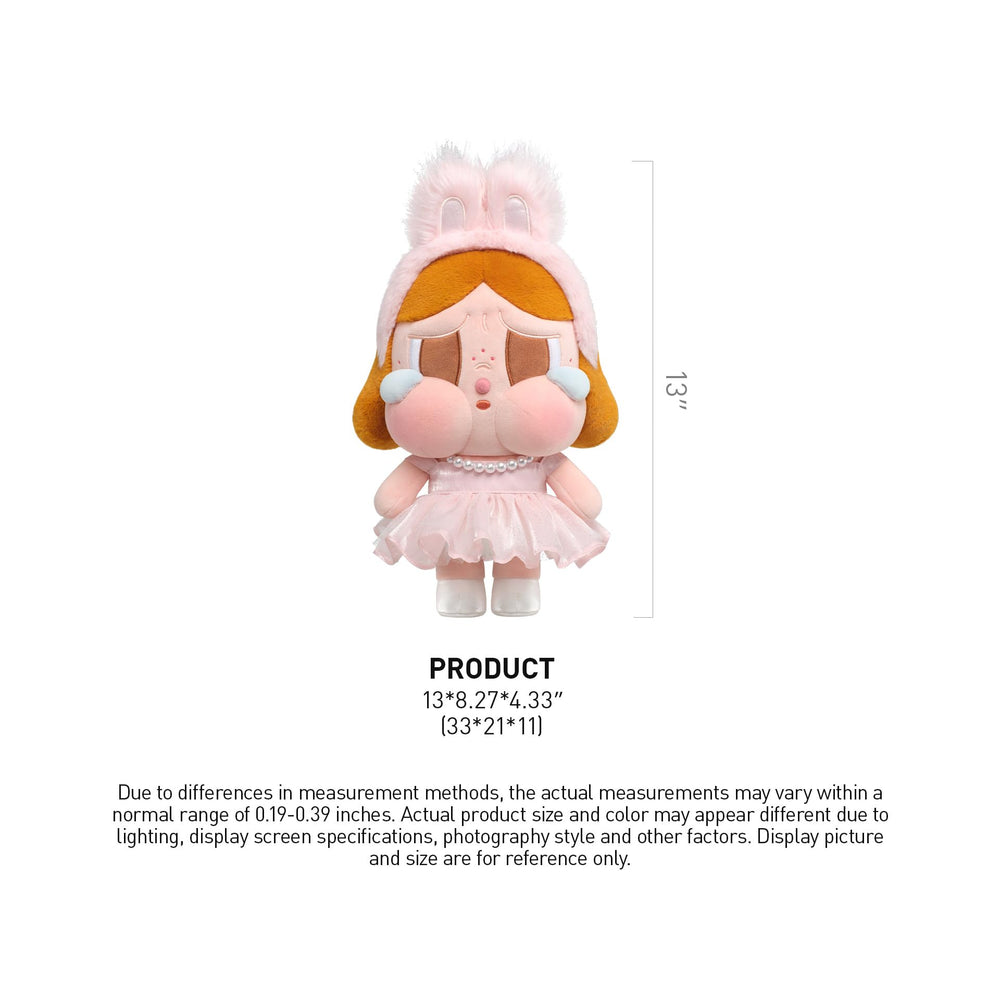 POP MART Crybaby plush doll on-desk display enhances room personality with whimsy