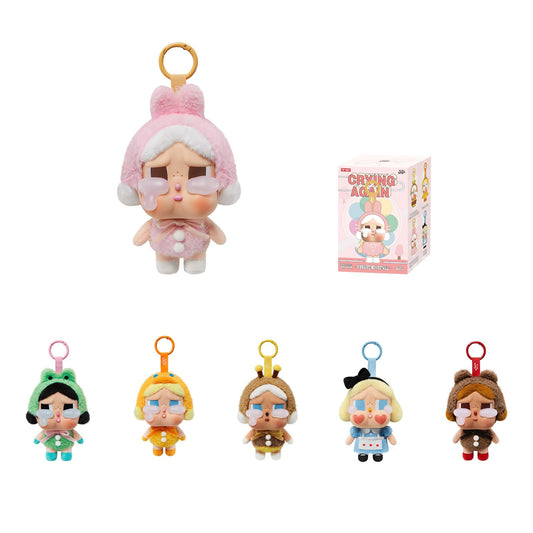 POP MART Crybaby Tears blind box front view, ideal for collectors and display.