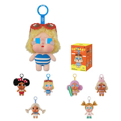 POP MART Crybaby Vacation Mode box front view, mystery collectible for fans
