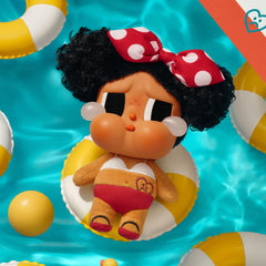POP MART Crybaby vinyl plush pendant figure, quirky desk companion and giftable collectible