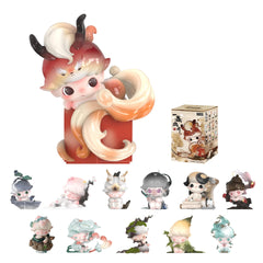 Pop Mart DIMOO Cup Series blind box packaging with exciting unboxing
