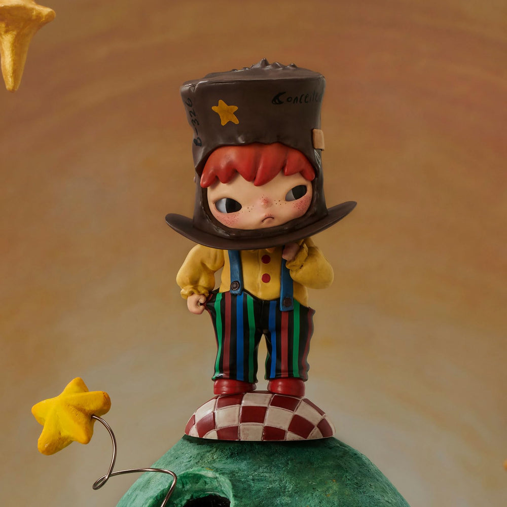 POP MART Hirono Le Petit Prince figure 4 packaging and pose variety for gift-ready fun.