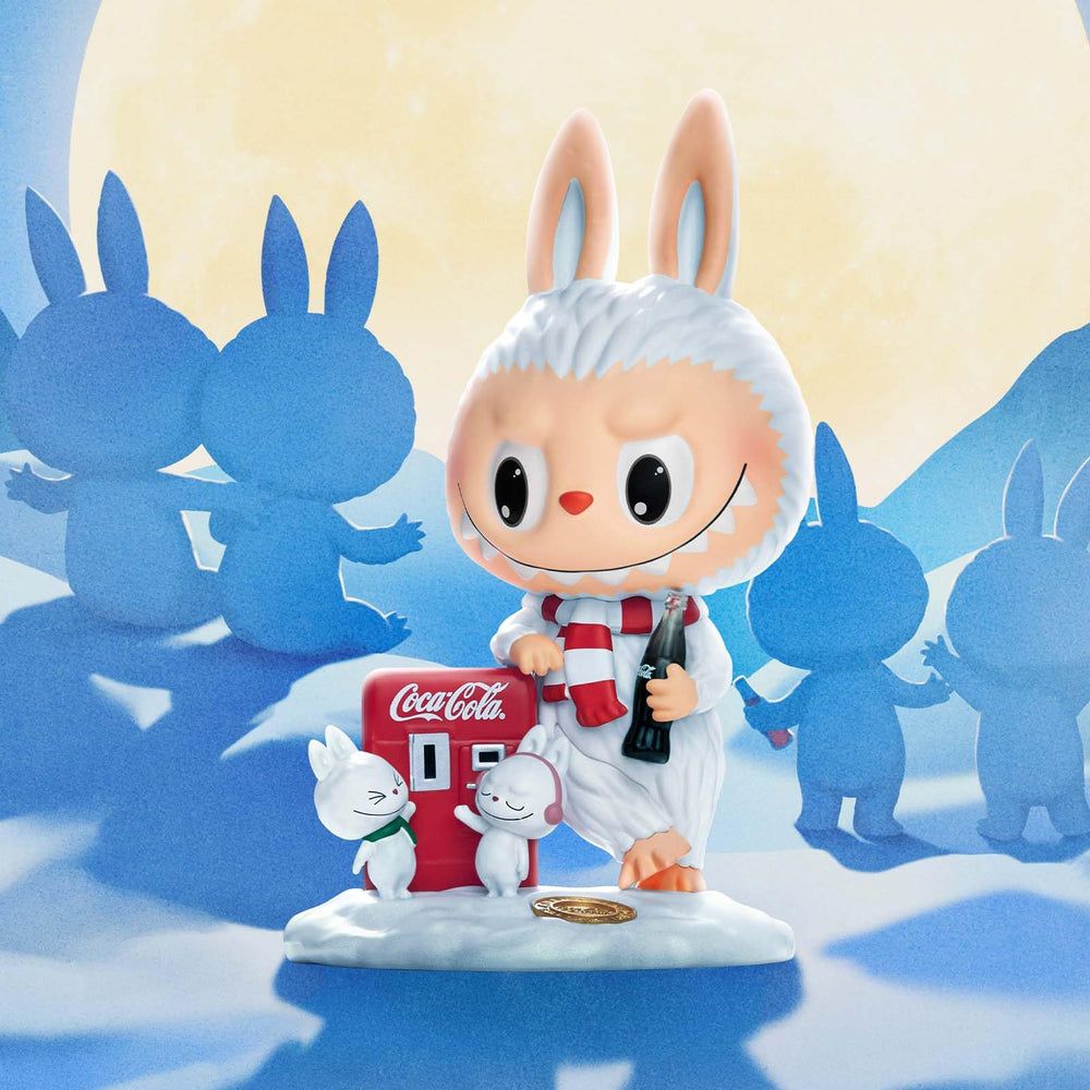 POP MART Coca-Cola figure crafted with PVC/ABS materials for durability