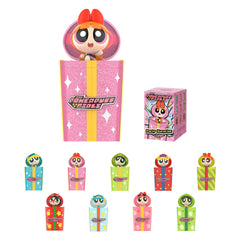 POP MART Powerpuff Girls blind box figure on display, ideal desk decor and collector's item.