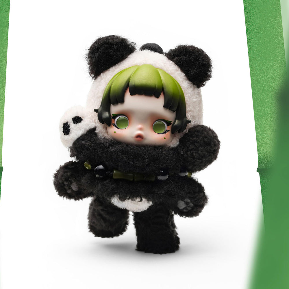 POP MART Skullpanda pendant on desk boosts charm and mood