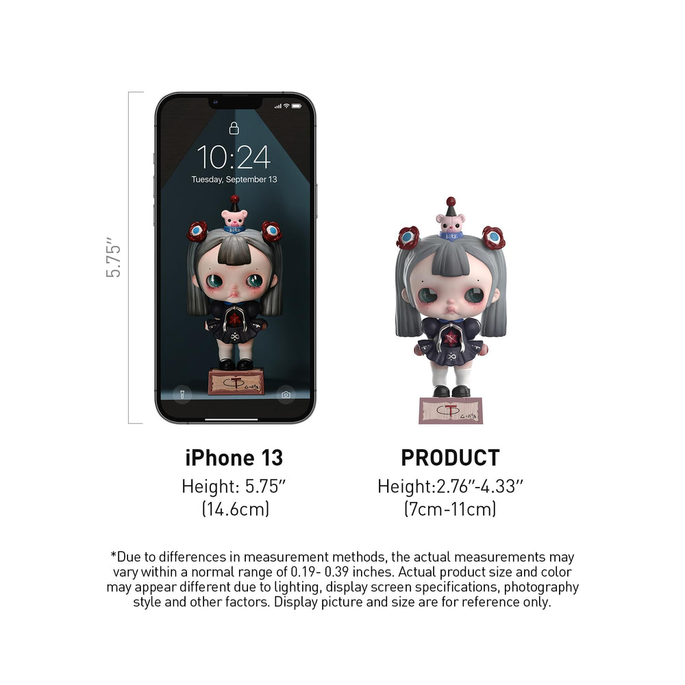 POP MART Tinytiny-Prologue 2.76–4.33 inch figure, safe materials.