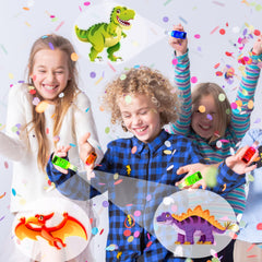 POPOOO dinosaur finger light bulk pack; easy party favors for gifts and classroom prizes.