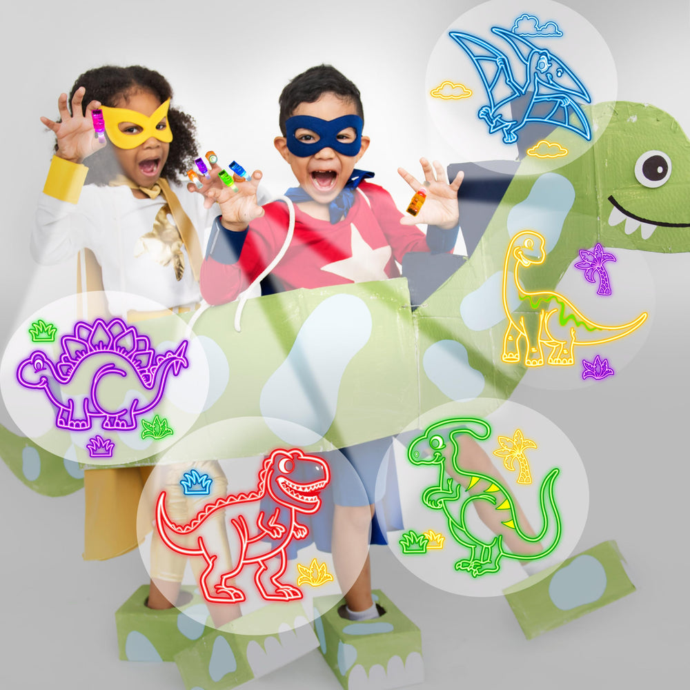 POPOOO velociraptor design finger light boosts party vibes