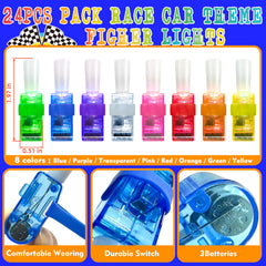 POPOOO LED patterns show checkered flags for event flair and easy photo moments.