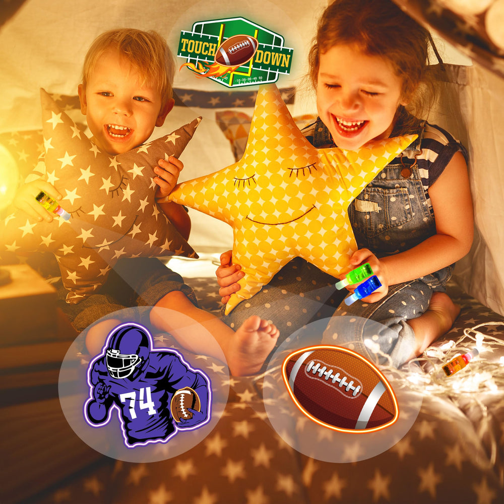POPOOO LED finger lights multi-design set ideal for goodie bags