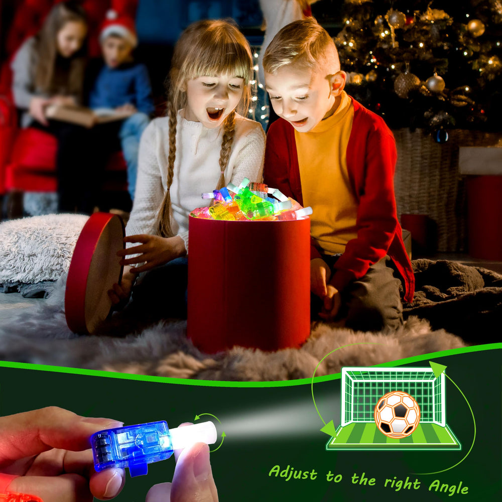 POPOOO LED finger light featuring whistle design, ideal goody bag stuffer