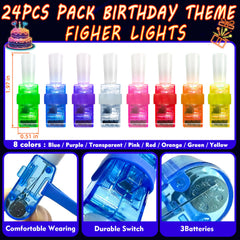 POPOOO LED finger lights display cakes and candles design for festive vibes