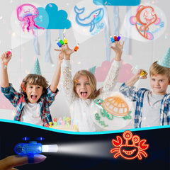 POPOOO Undersea finger lights feature octopus designs for engaging sea-themed activities.